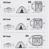 Naturehike Carpa P Series 2 Personas