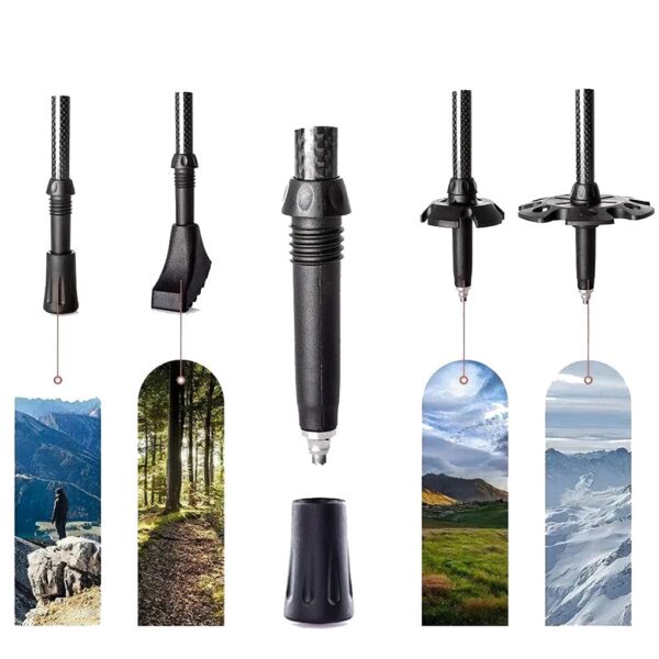naturehike baston s003 4 Naturehike Bastones Trekking De Carbono S003 POR PAR