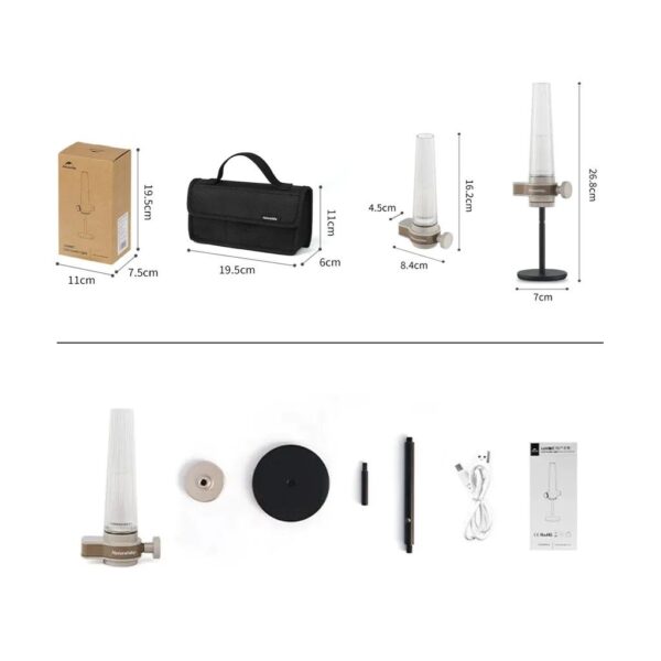 Naturehike Farol Night Shadow Linterna Vela