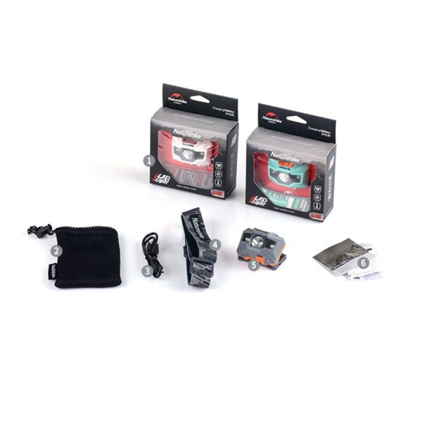 Naturehike Linterna Frontal TD-02 Recargable 150 Lúmens
