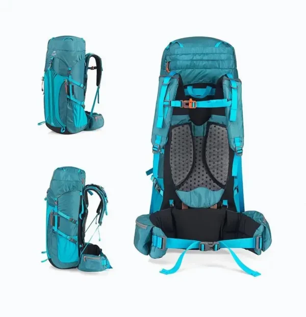 naturehike mochila55 azul1 Naturehike Mochila Trekking 55+5L