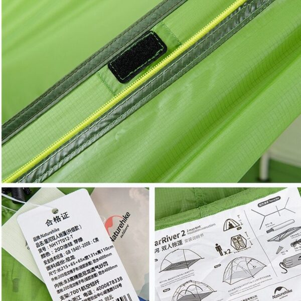 naturehike star-river2x 10 Naturehike Carpa Star-River 2X Ultraliviana con Faldones