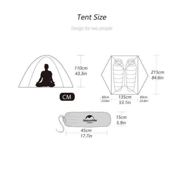 naturehike star-river2x 3 Naturehike Carpa Star-River 2X Ultraliviana con Faldones