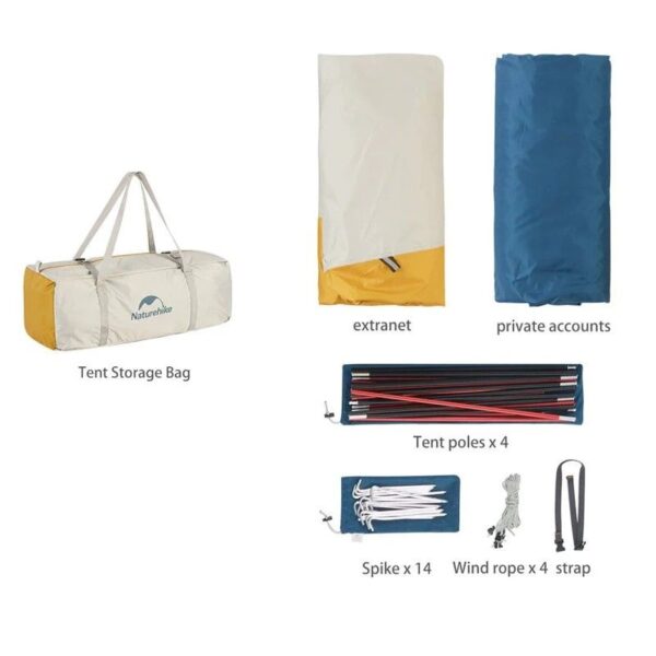 Naturehike Carpa Yunchuan Pro Ultra Light 2 Personas