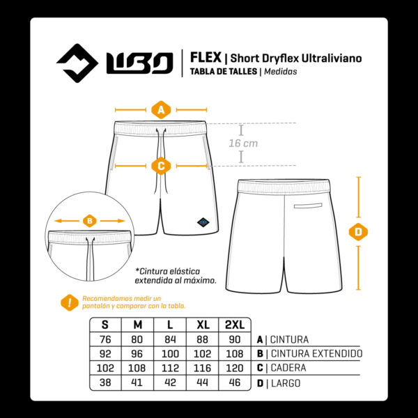 Flex-TablaTalle Libo Short Flex
