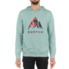 Mountain Logo Fill PO Hoodie - Rock Lichen - Frente - W24 Buzo Burton Mountain Logo Fill