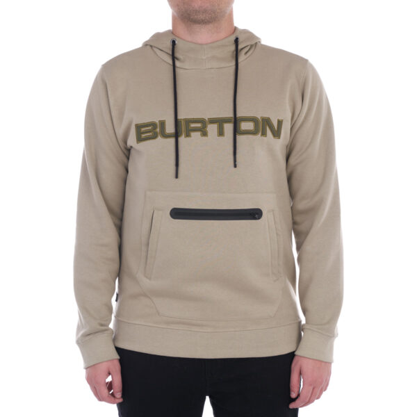 Secuence PO Hoodie - Cemento - Frente - W23 Burton Buzo Secuence