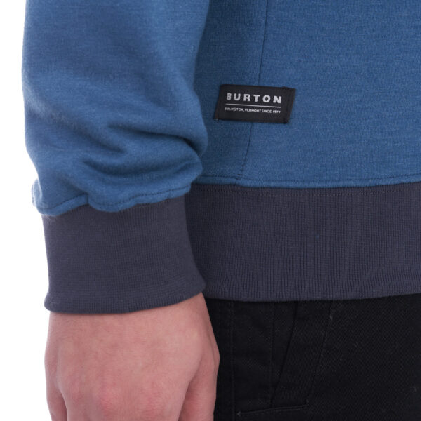 Secuence PO Hoodie - Light Blue Heather - Detalle - W23 Burton Buzo Secuence