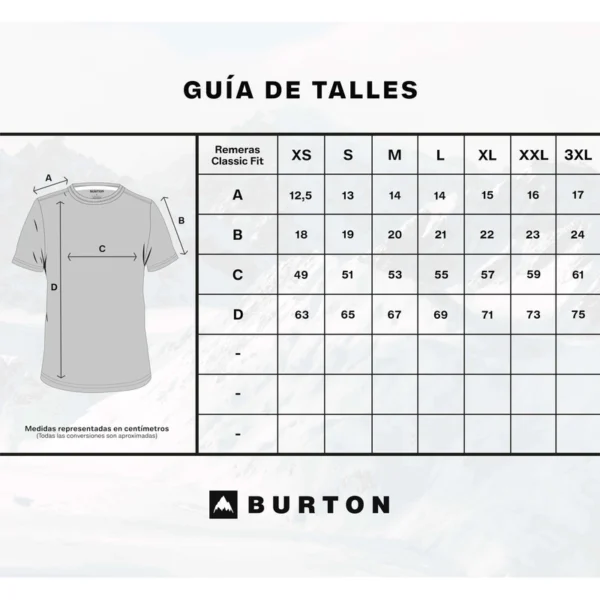 Burton Remera Bar Logo Classic