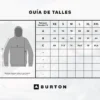 talle buzo burton Burton Campera Contrast