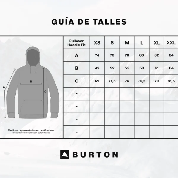 talle buzo burton Burton Campera Contrast