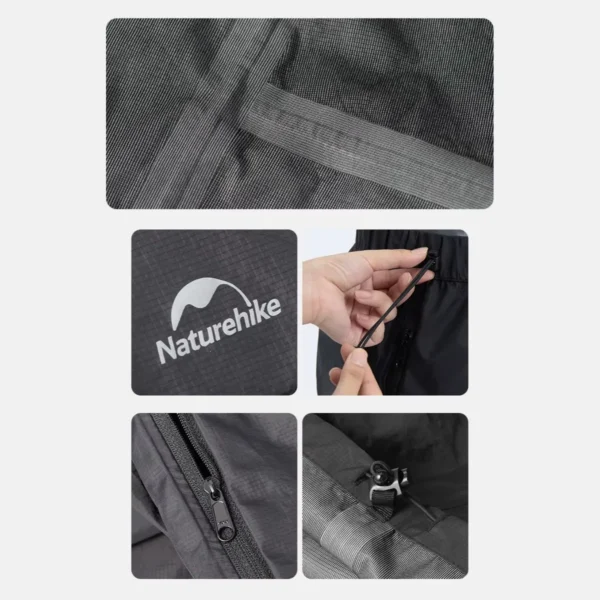 naturehike cubrepantalon ultraliviano 2 Naturehike Cubrepantalón Impermeable Ultraliviano
