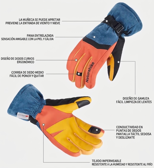 naturehike guantes touch nieve 5 Naturehike Guantes Touch-Screen para Nieve