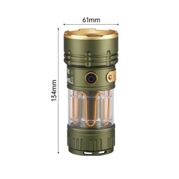 Naturehike Linterna de Mano Recargable L 2800 Lúmens