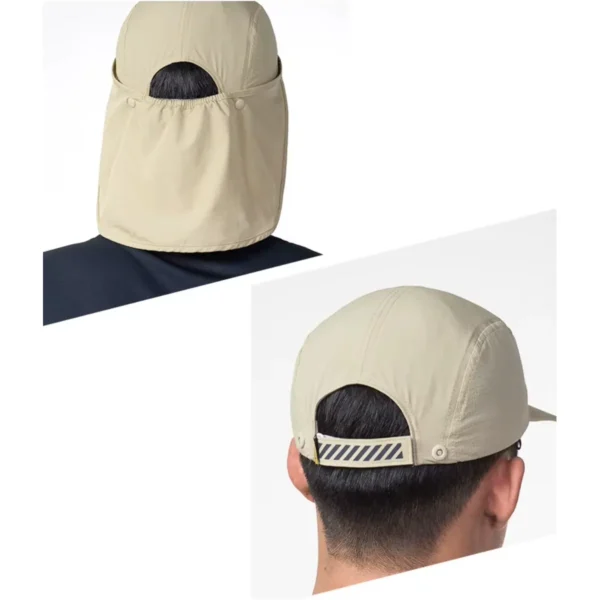 aonijie gorranuq 4 Aonijie Gorra con Protector de Nuca Removible